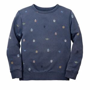 GAP x Star Wars Kids Boys Sweatshirt Blue Youth Crewneck Large (10/11)